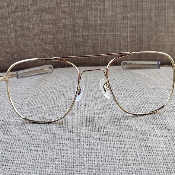 Capri DC158 Eyeglasses Frame Gold Tone 55[]22 140 Metal Glasses Fame only - Picture 5 of 11